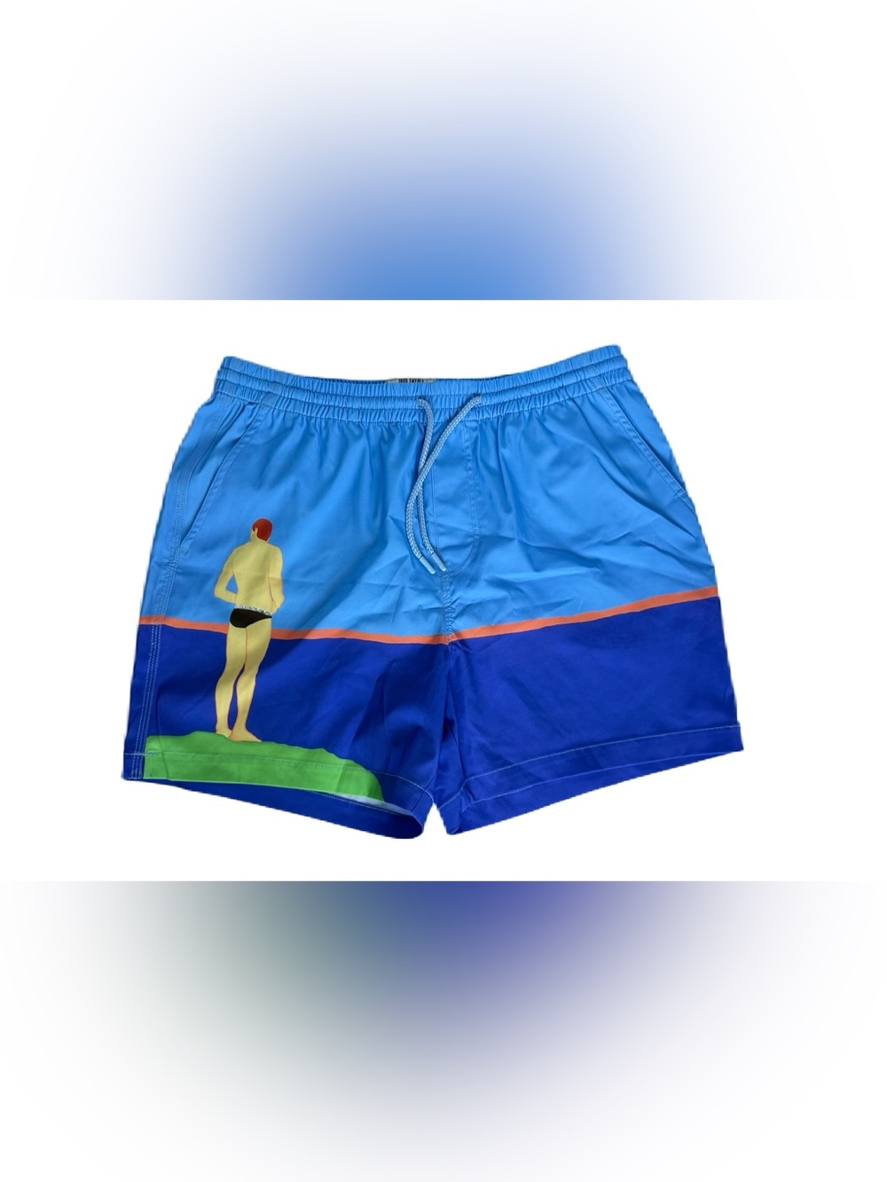 Todd Snyder Navot Miller Artist Series Weekend Swim Shorts 5” Multi NWT